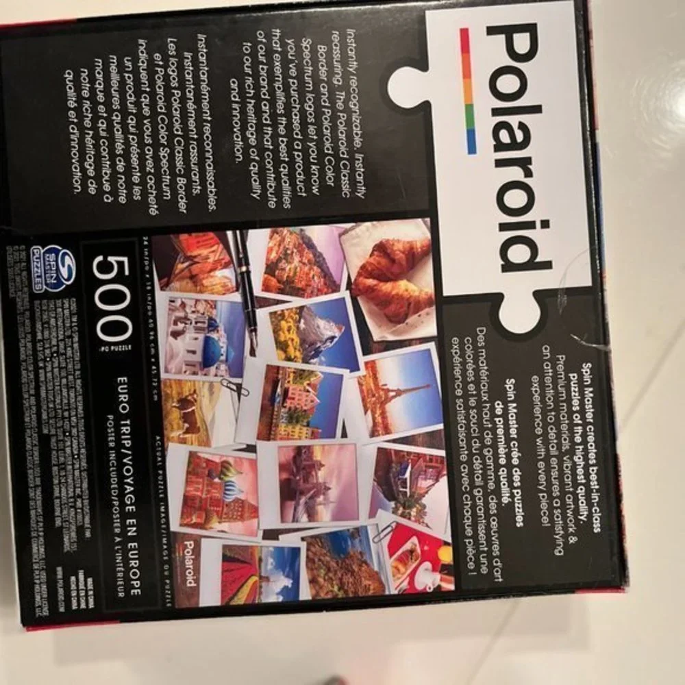 Puzzles Travel by Polaroid Set of‎ TWO) - Europe & Sydney Australia (new) (kids)
